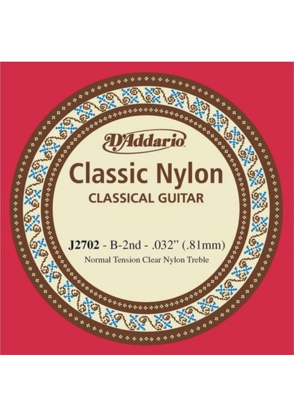 J2702 Normal Tension Tek Klasik Gitar Teli (B)