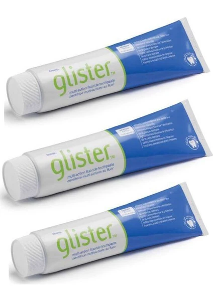 Glister Florürlü Diş Macunu 150 Ml 3 Adet Resimdeki Ürünü Gönderiyoruz