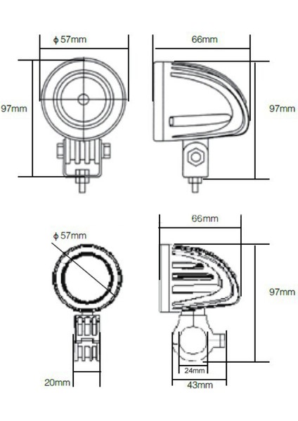 C15 10W Motosiklet Led Sis Farı Takım fiyatları