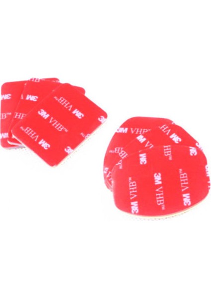 Gopro Uyumlu 3 Adet Oval 3 Adet Düz Zemin 3M Yapışkan