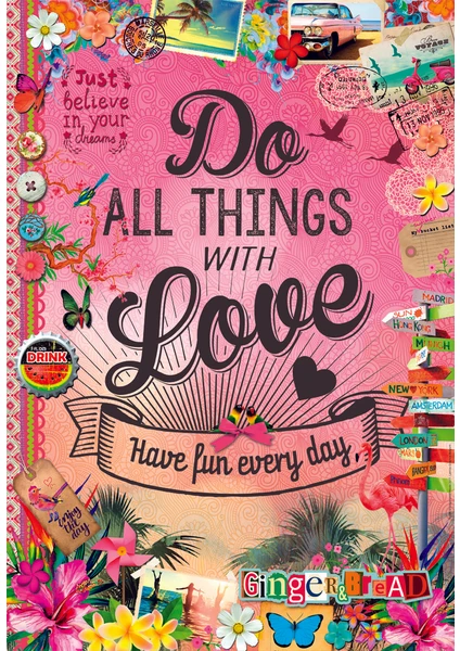 Educa Puzzle Do All The Things With Love 500 Parça Puzzle