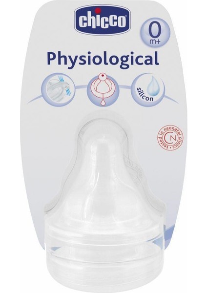 Fizyolojik Normal Akışlı Biberon Emziği (0 Ay+)