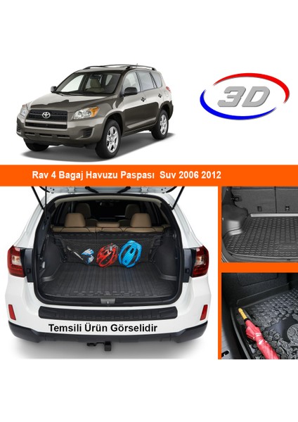 Rav 4 Bagaj Havuzu Paspası Suv 2006 2012