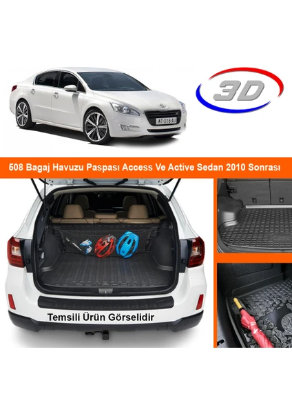 508 Bagaj Havuzu Paspası Access Ve Active Sedan 2010 Sonrası