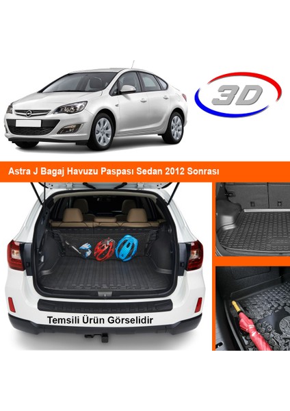Astra J Bagaj Havuzu Paspası Sedan 2012 Sonrası