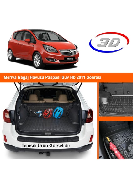 Meriva Bagaj Havuzu Paspası Suv Hb 2011 Sonrası