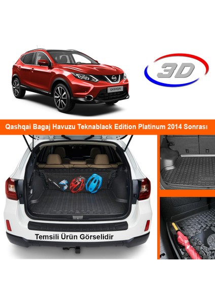 Qashqai Bagaj Havuzu Teknablack Edition Platinum 2014 Sonrası