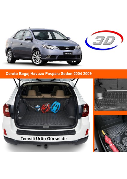 Cerato Bagaj Havuzu Paspası Sedan 2004 2009