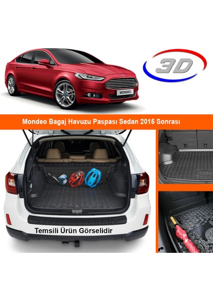 Mondeo Bagaj Havuzu Paspası Sedan 2015 Sonrası