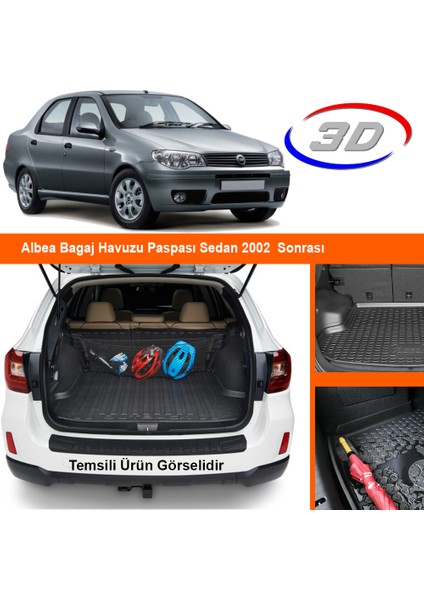 Albea Bagaj Havuzu Paspası Sedan 2002 Sonrası