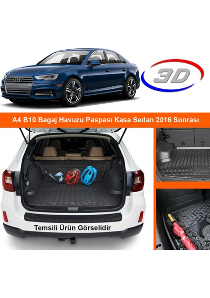 A4 B10 Bagaj Havuzu Paspası Kasa Sedan 2016 Sonrası
