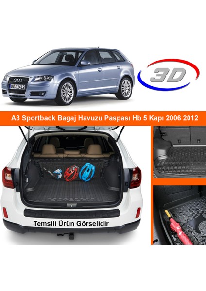 A3 Sportback Bagaj Havuzu Paspası Hb 5 Kapı 2006 2012