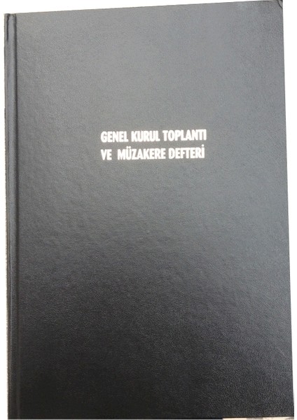 Genel Kurul Toplantı Ve Müzakere Defteri 96 Yp