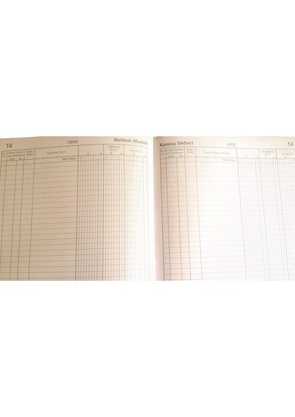 Serbest Meslek Kazanç Defteri 48 Yaprak