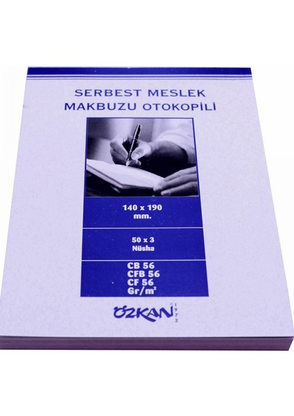 Serbest Meslek Makbuzu Otokopili 3 Nüsha 6 lı Paket