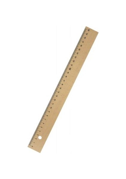 Cetvel Tahta Takviyesiz 30 Cm 00035