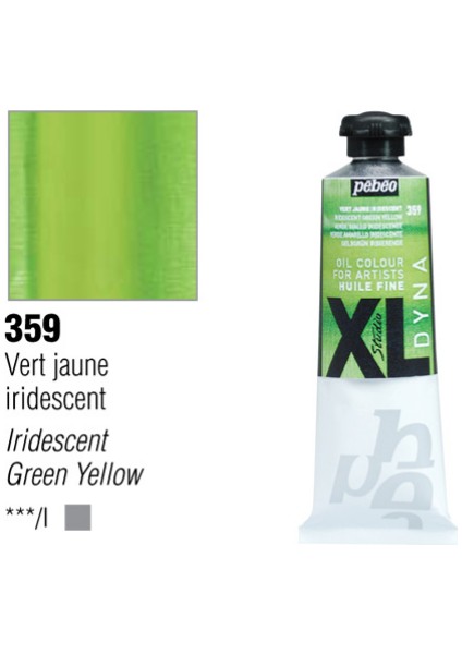 37Ml Huıle Fıne Xl Yağlı Boya Iridescent Green Yellow -359