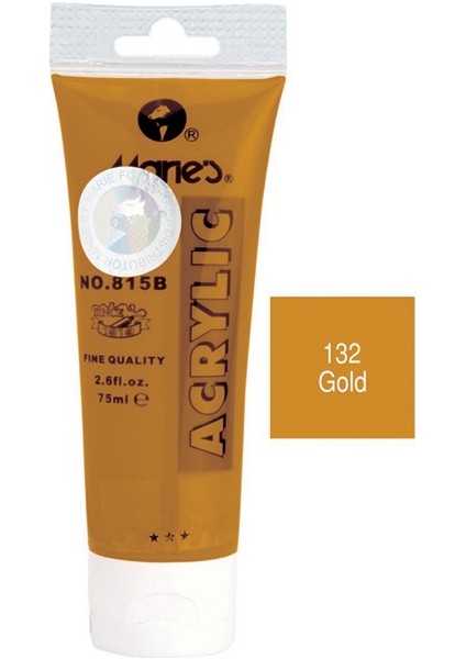 815-132 Akrilik Boya 75Ml Gold