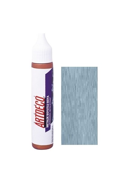 Boyutlu Boya Metalik 30Ml Gümüş Y-040B-682