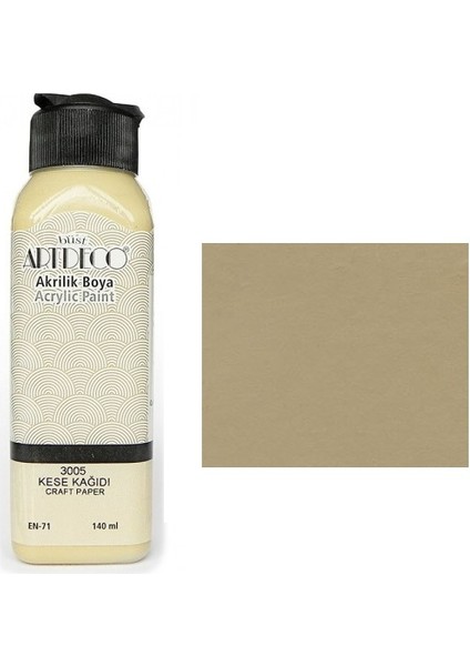 Akrilik Boya 140 Ml Kese Kağıdı