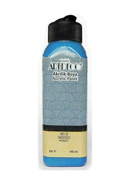 Akrilik Boya 140 Ml İndigo 3012