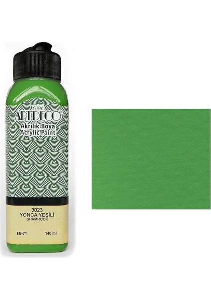 Akrilik Boya 140 Ml Yonca Yeşili Y070R3023