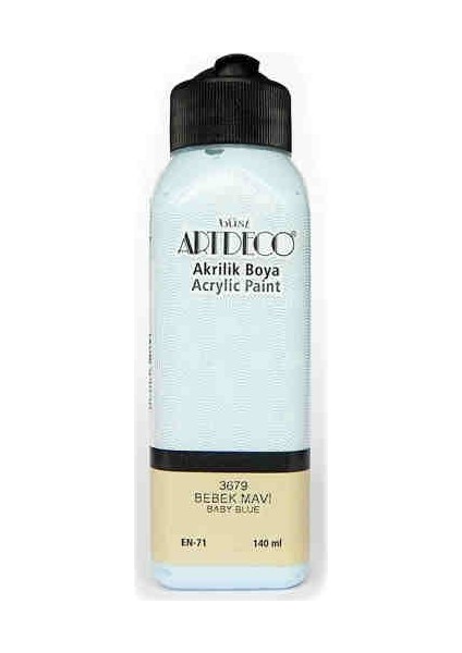 Akrilik Boya 140 Ml Bebek Mavi Y-070R-3679