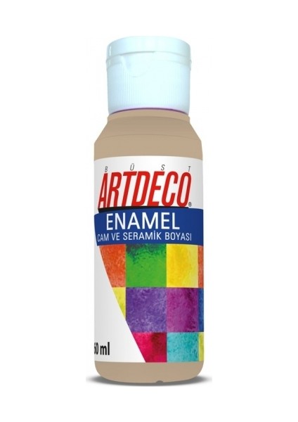 Enamel Cam Ve Seramik Boyası 60 Ml Kum Rengi