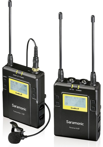 UwMic9 (RX9+TX9) Wireless Yaka Mikrofonu