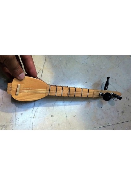 Ahşap El Yapımı Minyatür Saz 25 cm fiyatları