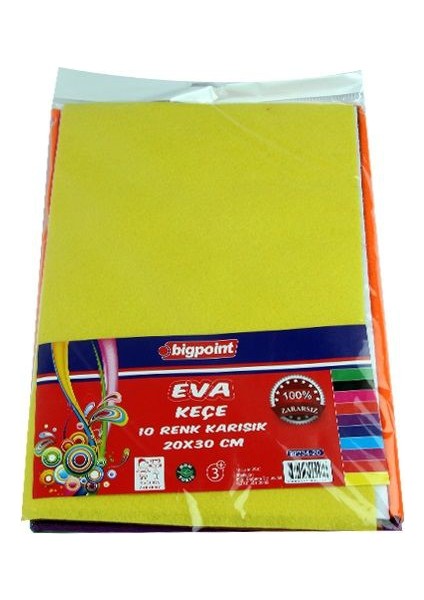Bp734-20 Kece 20X30 10 Renk Karısık-Stoklarla Sınırlı