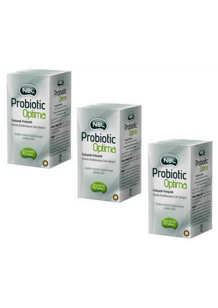 Nbl Probiotic Optima 30 Çiğneme Tablet - 3 Adet