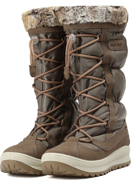 Kahverengi Kadın Outdoor Botu 63548 Safarı Beıge