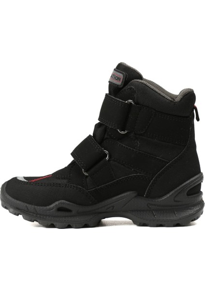 Siyah Çocuk Outdoor Botu 64029 Black Red Td