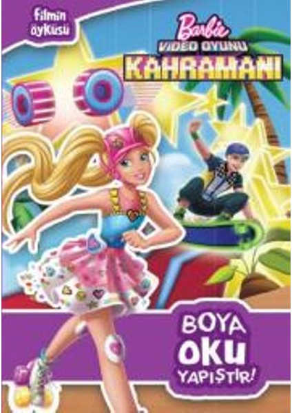 Barbie Video Oyunu Kahramanı Boya Oku Yapıştır