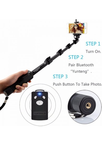 Go proo Hero Sjcam Xiaomi Aksiyon Kamera Monopod Telefon Tutucu