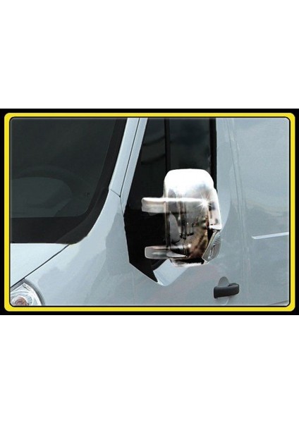 Renault Master 3 2010 Sonrası Abs Krom Ayna Kapağı 2 Parça