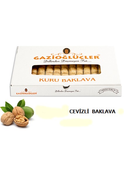 Kuru Baklava 1250 Gr Cevizli Vakumlu