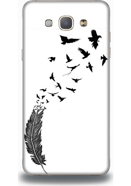 Samsung A8 Kılıf - Sonsuzluk Desenli Arka Kapak