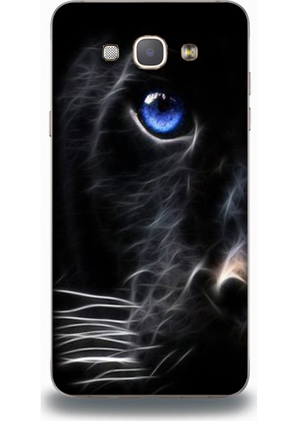 Samsung A8 Kılıf - Jaguar Desenli Arka Kapak