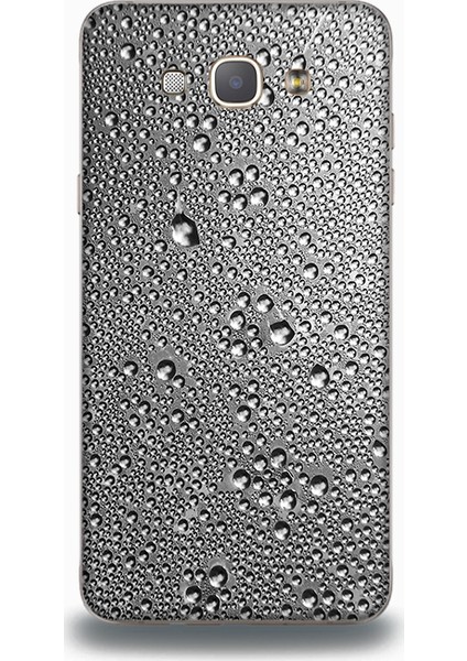 Samsung A8 Kılıf - Yağmur Damlası Desenli Arka Kapak