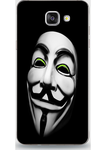 Samsung A9 Kılıf - V For Vandetta Face Desenli Arka Kapak