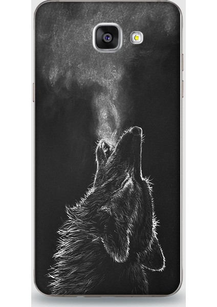 Samsung A9 Kılıf - Kurt Desenli Arka Kapak