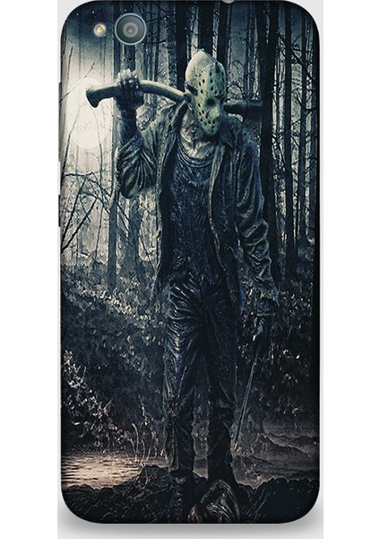 Turkcell T60 Kılıf - Jason Voorhees Desenli Arka Kapak