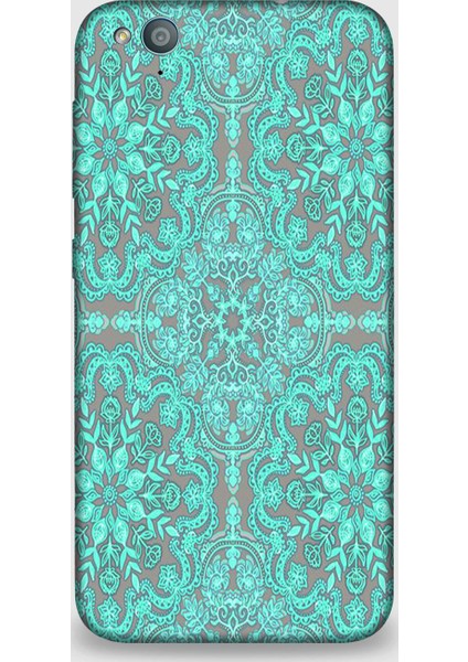 Turkcell T60 Kılıf - Retro Desenli Arka Kapak