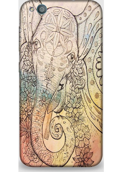 Turkcell T60 Kılıf - Özel Tasarım Fil Desenli Arka Kapak