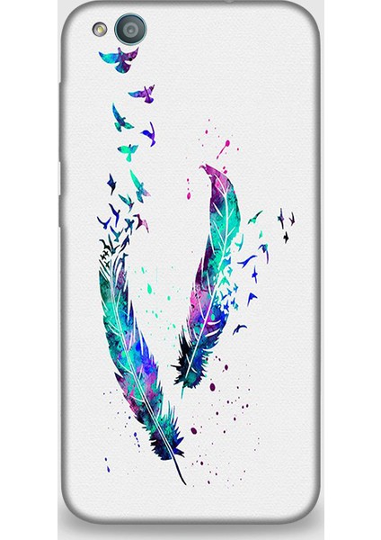 Turkcell T60 Kılıf - Renkli Sonsuzluk Desenli Arka Kapak