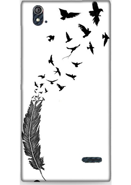 Turkcell T50 Kılıf - Sonsuzluk Desenli Arka Kapak