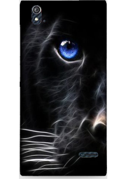 Turkcell T50 Kılıf - Jaguar Desenli Arka Kapak