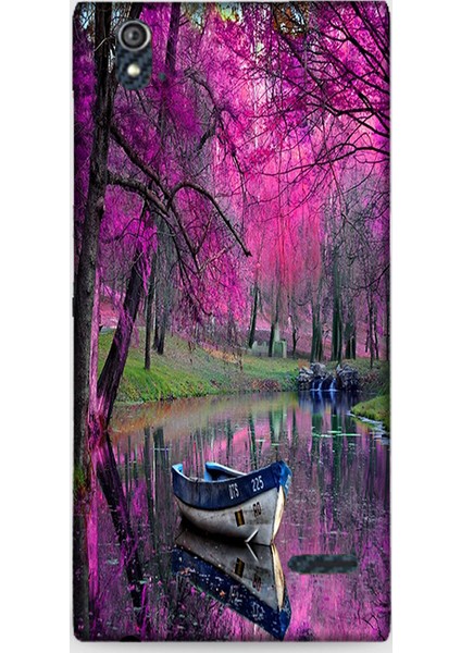 Turkcell T50 Kılıf - Sandal Desenli Arka Kapak